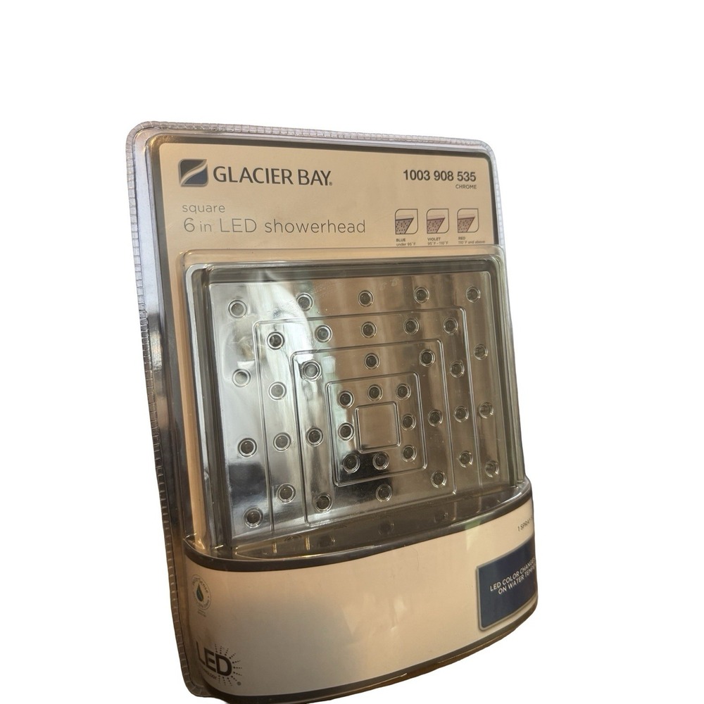 NIB Glacier Bay 1-Spray Pattern Fixed Shower chrome 1003 908 535